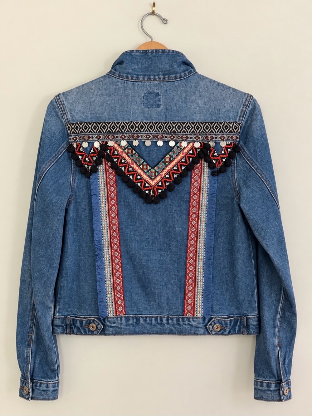 Boom Boom Jeans | Medium | Embellished Denim Jacket